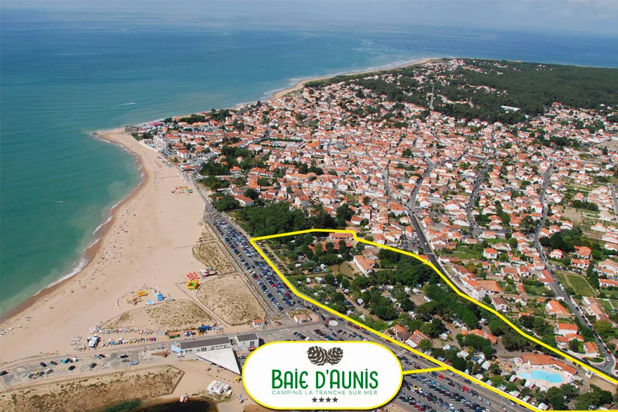 situation-camping situation du camping Baie d'Aunis