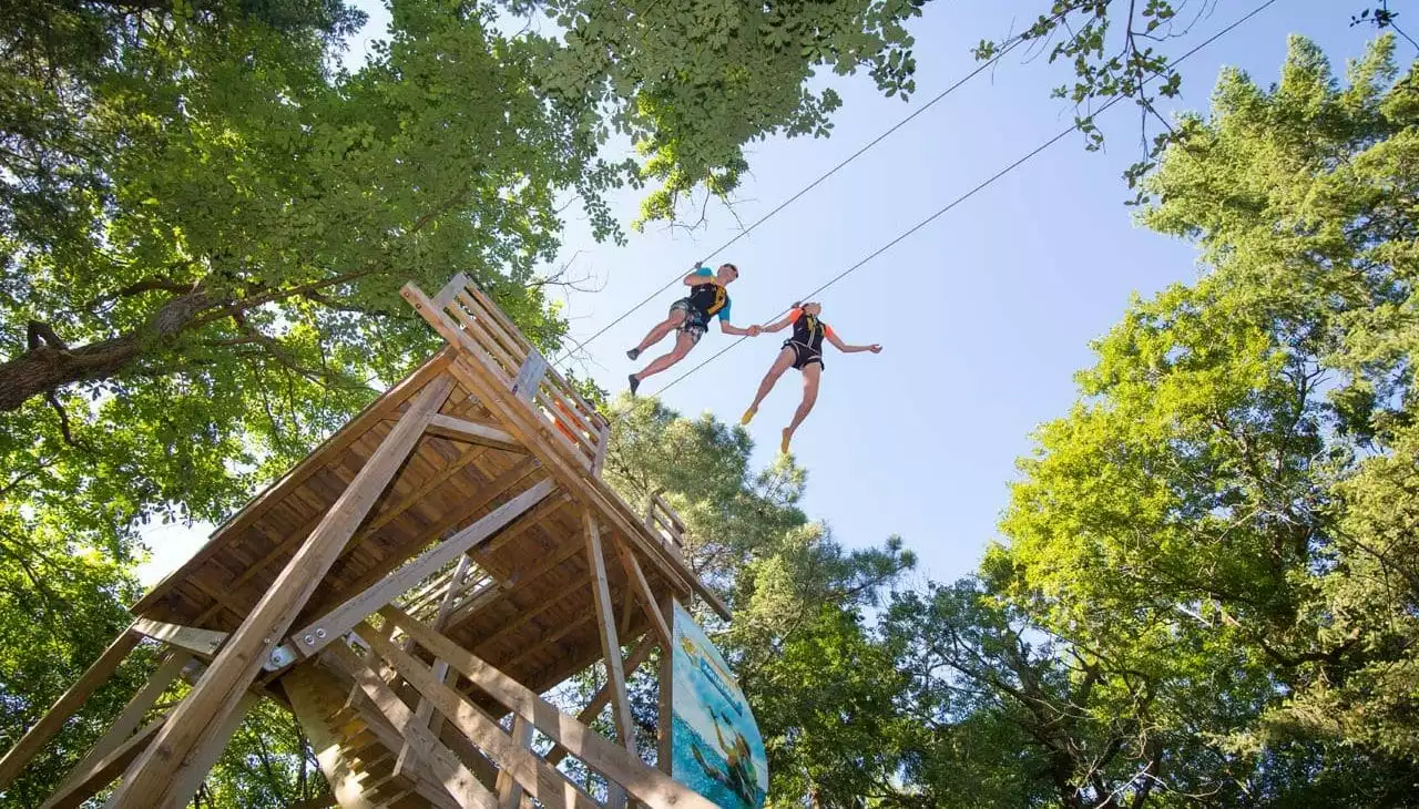 tyrolienne-Indian-Forest Indian forest